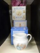 Boxed Royal Albert Beatrix Potter ceramics,