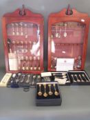 A quantity of collectors spoons including boxed commemorative sets,