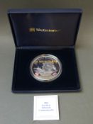 2004 cased 5oz silver commemorative Britannia 