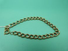 A 9ct gold bracelet, 6.5g.