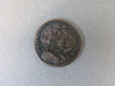 William and Mary copper farthing,