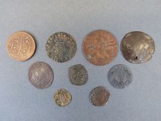 A cachet of Byzantine etc coins to include Ottoman Emperor Muhamed II 1460/1 bronze,