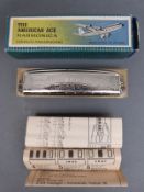 An American Ace harmonica in the key of C made in Ireland,