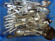 A quantity of Chr Muller cutlery stamped 90