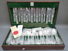 George Butler of Sheffield eight place setting canteen of cutlery in original wrapping
