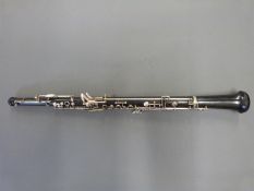 A cased c1970 Boosey & Hawkes Artia oboe