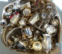 A quantity of silver plate to include many ministry broad arrow marked items