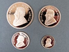 The 90th birthday celebration of Queen Elizabeth fractional krugerrand set 2016 by South African