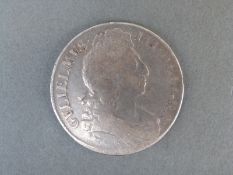 William III 1696 crown NF