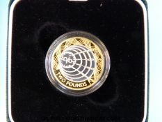 A 1986 XIII Commonwealth Games for Scotland cased silver £2 coin,
