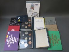 Two deluxe cased Royal Mint coin sets for 1990 and 1993,