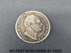 A British Guiana William lV (1830-37) half guilder 1836, head right, reverse crown over value,