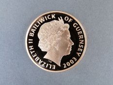 2003 gold £5 coin 22ct, 38.61g, 39.