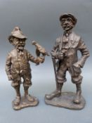 Two Fairweather figures with certificate,