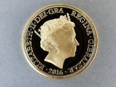 HM Queen Elizabeth II and HRH Prince Philip Birthday 2016 five guinea gold coin by the London Mint