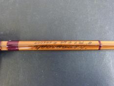 An American Hexagraph 8' 4 weight carbon fibre simulated cane fly rod