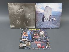 Three albums by The Who - Quadreophenia (matt labels), Whos Next and Who are you,