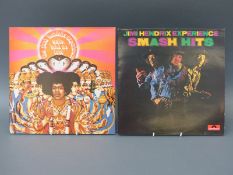 Approximatley 65 LPs including Jimi Hendrix (8), Queen (8),
