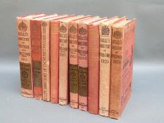 Kelly's Directory of Wiltshire for 1915, 1920, 1923, 1927, 1931,