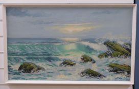 English oil on board 