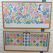 Two posters for Matisse Decoration Masques 1953,