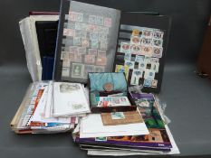 A collection of Polish stamps in three albums together with sundry albums and loose stamps