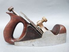 A Norris vintage woodworking plane, marked Norris, believed model A5 with Sorby blade/iron,