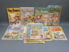 Twenty seven Harrison Cady & Frank Carin Peter Rabbit comics, earliest issue no 1 1947,
