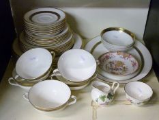 Royal Doulton Harlow pattern dinnerware etc