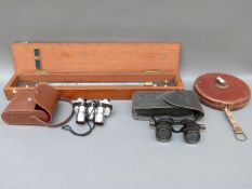 A pair of Kershaw 'Sportsman' binocular spectacles, a pair of Admiral 8x20 miniature binoculars,