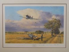 Robert Taylor signed limited edition (160/1250) print 'Summer Victory',