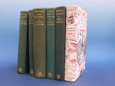 Arthur Ransome, Swallows & Amazons, Swallow Dale, Peter Duck, Winter Holiday and Coote Club (London,