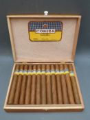A cased set of twenty Cohiba Esplendidos Cuban cigars