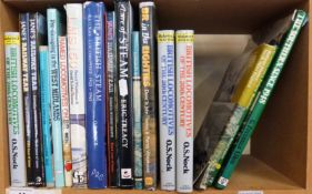 Approximately 20 railway related books.