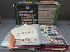 A large quantity of foreign and Commonwealth stamps in albums and stockbooks