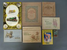 A collection of largely Wills and Player cigarette cards, mostly in albums,