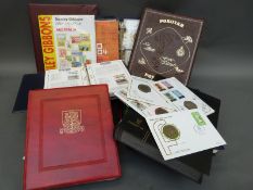 Commonwealth stamps in albums and stockbooks, Singapore yearbook, Australia catalogues,