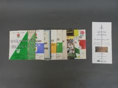 A British and Irish Lions 1971 Sporting Luncheon menu signed by players including Gareth Edwards,