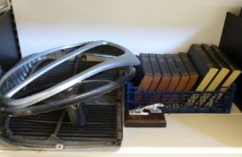 A set of six 1920's automobile engineering books, a set of three Caxton Millwright Engineer books,