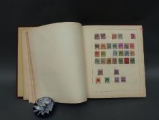 A collection of GB and Commonwealth stamps in a Schaubek album