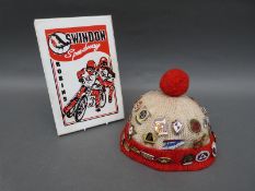 A collection of Speedway related badges and Swindon Robins programmes, tracks include Oxford,