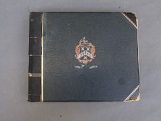 An Edwardian scrap album containing a large collection of well known and famous stage and theatre