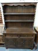 An oak dresser,