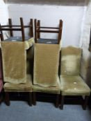 Five dining chairs