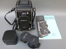 Mamiya C330 professional TLR camera, with Mamya-Sekor 1:3.