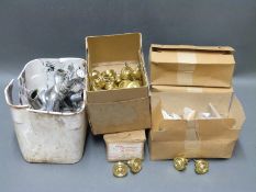 The following 32 lots of door furniture and accessories are from a private collection accumulated