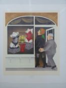 Beryl Cook signed print 