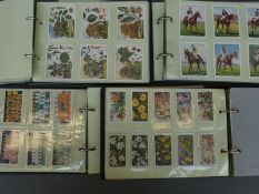 Four albums of cigarette cards, mainly Wills, a few Player's and Franklyn Davey and Co.