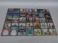 A large quantity of coloured story magic lantern slides depicting various stories and scenes to