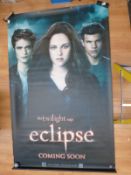 Large format double sided advertising poster for The Twilight Saga: Eclipse,